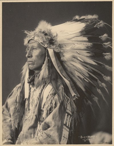 Zwarthart, Sioux door Adolph F. Muhr