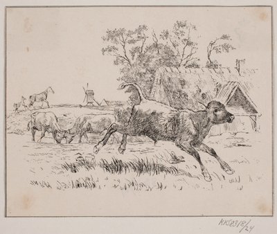 Het hert door Johan Adolph Kittendorff