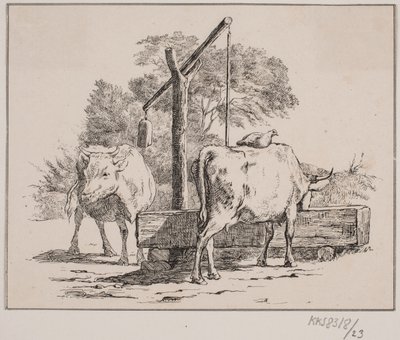 De kip en de koe door Johan Adolph Kittendorff