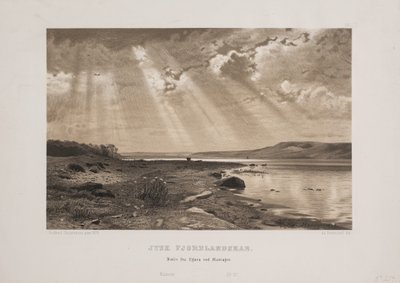 Jutlands fjordlandschap door Johan Adolph Kittendorff