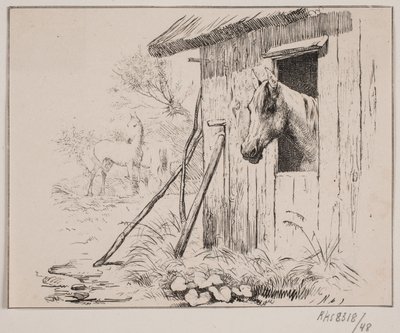 De molenpaard door Johan Adolph Kittendorff