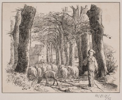 De herdersjongen door Johan Adolph Kittendorff