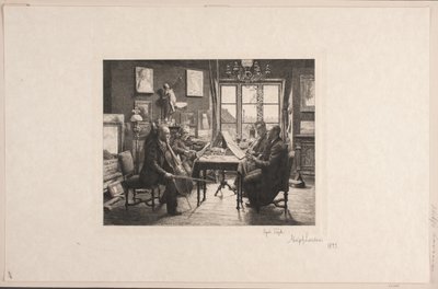 Het kwartet door Adolph Larsen