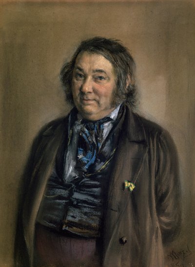 Heinrich Smidt (1798-1867) 1850 door Adolph Menzel