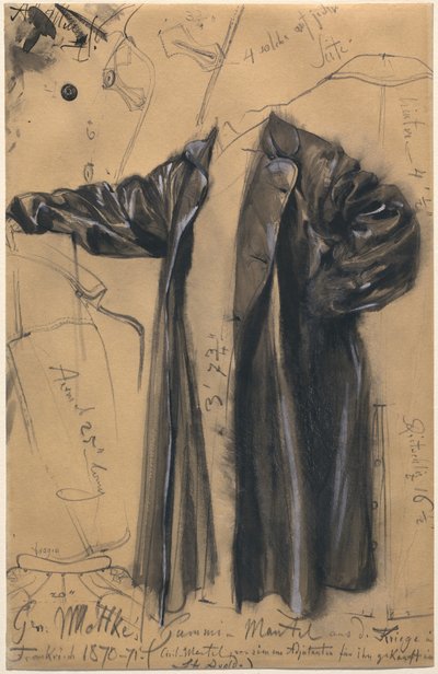 De Waterdichte Jas van Generaal Moltke door Adolph Menzel