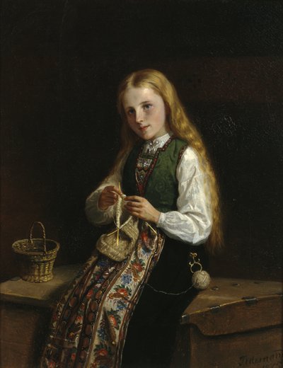 Kleine Synneave door Adolph Tidemand