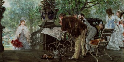 Reisplannen door Adolph Menzel