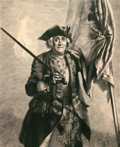 Schwerin door Adolph Menzel