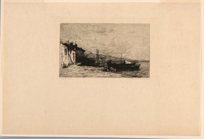 Vissershut (kusten van Italië) door Adolphe Appian