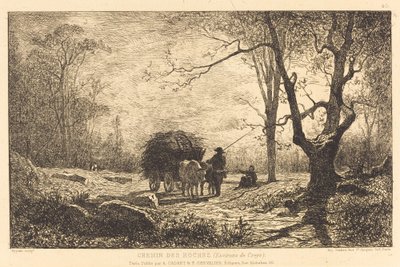 Chemin des Roches door Adolphe Appian