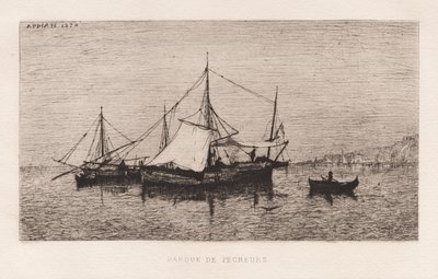 Vissersboot/Kustvaartboot (Italiaanse Kust) (Barque de Pêcheurs/Barque de Cabotage (Côtes d