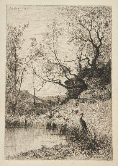 Landschap door Adolphe Appian