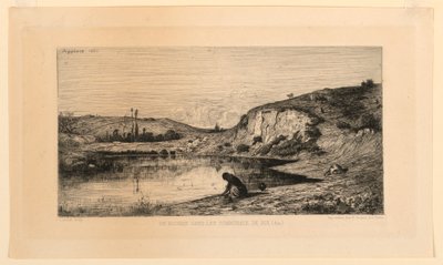 Een Rots in de Gemeenschappelijke Gronden van Rix (Ain) door Adolphe Appian