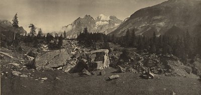 [Alpenlandschap]. door Adolphe Braun