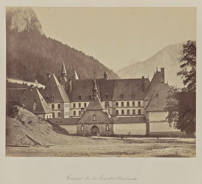 Klooster van Grande-Chartreuse. door Adolphe Braun