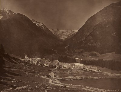 Pontresina door Adolphe Braun