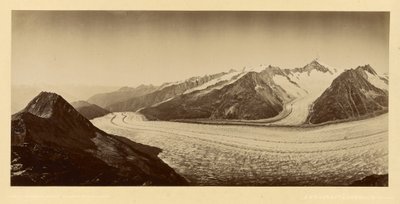 [Besneeuwde bergpas]. door Adolphe Braun