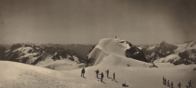 Top van de Mont Titlis, Zwitserland door Adolphe Braun