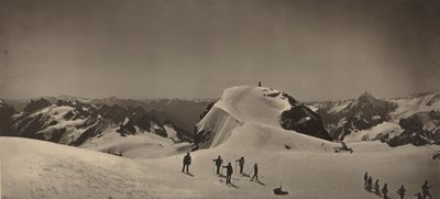 Top van de Mont Titlis, Zwitserland door Adolphe Braun