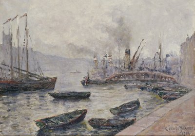 London Bridge, 1904 door Adolphe Clary Baroux