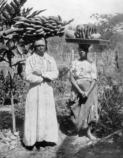 Fruithandelaren, Jamaica, ca. 1905 door Adolphe Duperly and Son