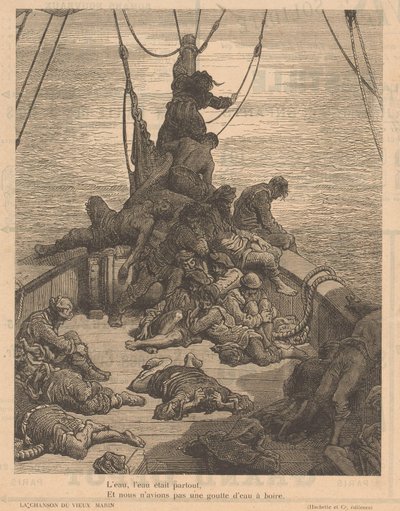 Schip met lijdende bemanning door Adolphe François Pannemaker (possibly)