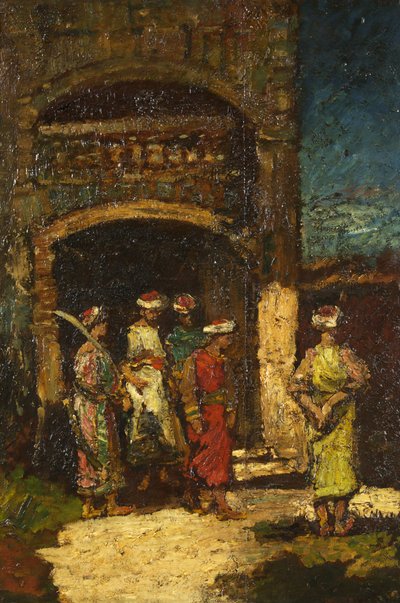 De beul, ca. 1860-80 door Adolphe Joseph Thomas Monticelli