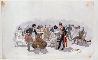 Op een bal door Adolphe Ladurner