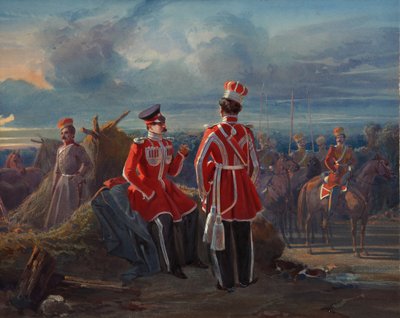 De Krim-Tataarse Levenswacht Eskadron door Adolphe Ladurner
