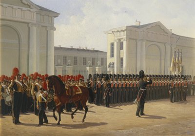 Het Leib Guard Izmailovo Regiment, 1846 door Adolphe Ladurner