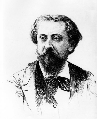 Catulle Mendes door Adolphe Lalauze