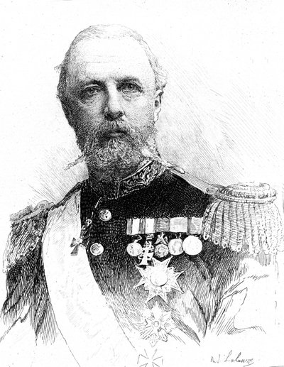 Oscar II (1829-1907), Koning van Zweden en Noorwegen door Adolphe Lalauze