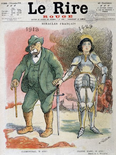 Eerste Wereldoorlog (1914-1918): Franse wonderen, Georges Clemenceau in 1918 en Jeanne D