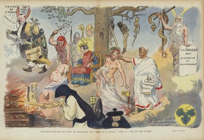 Illustratie voor Le Rire door Adolphe Leon Willette
