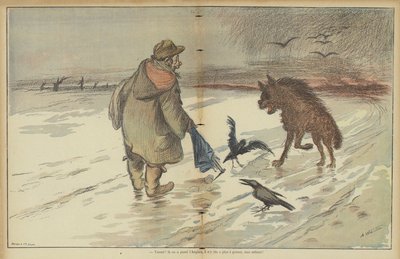 Illustratie voor Le Rire door Adolphe Leon Willette
