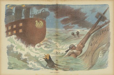 Illustratie voor Le Rire door Adolphe Leon Willette