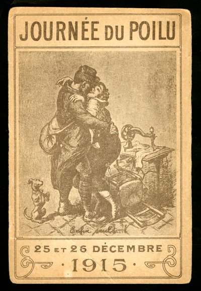 "Journee Du Poilu" door Adolphe Leon Willette