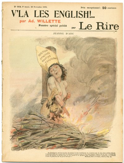 Het Gelach, nummer 264, Satirisch in Kleuren door Adolphe Leon Willette