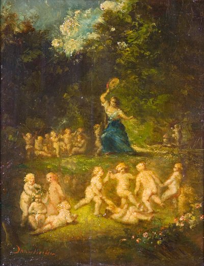 De capriolen, 1844-1886 door Adolphe Monticelli