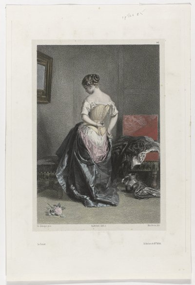 Le Corset door Adolphe Mouilleron