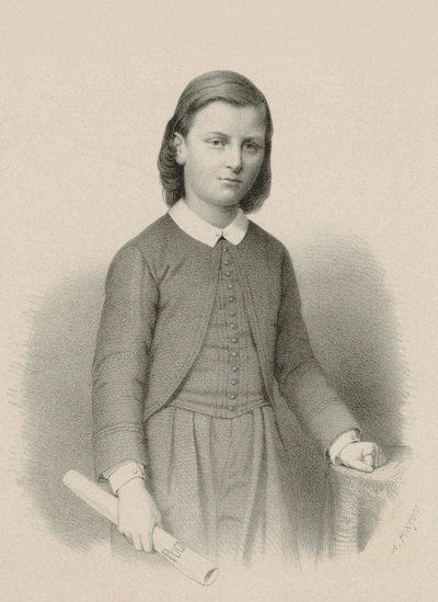 Portret van de componist Raoul Pugno 1852-1914, ca. 1870 door Adolphe Pincon
