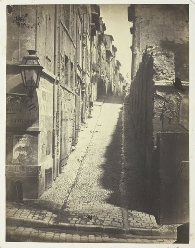 Rue des Grands Carmes, Uitzicht vanaf Rue Ste. Marthe door Adolphe Terris
