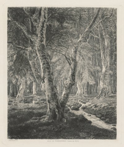 Bois de Pierrefonds door Adolphe Théodore Jules Martial Potémont