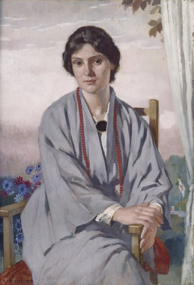Portret van May Aimee Smith door Adolphe Valette