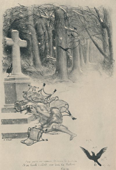 La Cigale door Adolphe Leon Willette