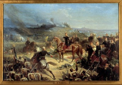 Campagne van Italië: Slag bij Solferino, 24 juni door Adolphe Yvon