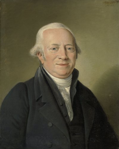 Cornelis Sebille Roos (1754-1820), Amsterdamse Kunsthandelaar en Beheerder van de Nationale Konst-Galerij in Huis ten Bosch, Den Haag door Adriaan de Lelie