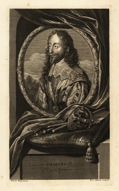 Portret van koning Karel I van Engeland door Adriaan van der (after) Werff