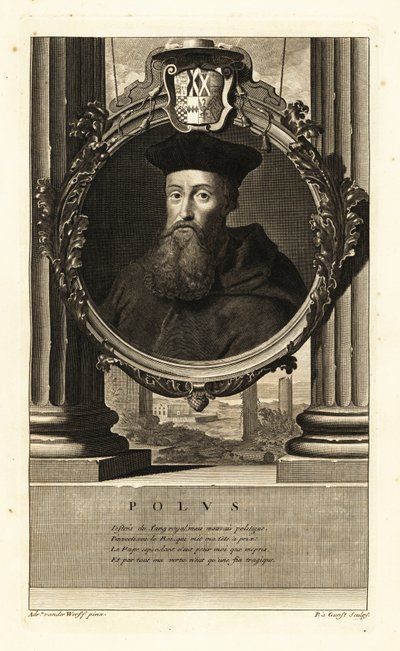 Reginald Pole (1500-1558) door Adriaan van der (after) Werff