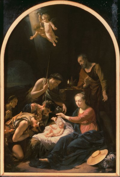 Aanbidding van de Herders, 1703 door Adriaan van der Werff